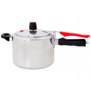 Panela de Pressão Clock 4,5L Prata Original Polida Alumínio