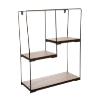 Prateleira Geométrica Retangular Branco Metaltru