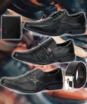 Kit 3 Pares Sapato Social Em Couro Bico Fino Com Cinto E Carteira – Ws Shoes