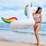 Boia Unicórnio Grande Adulto Anel 175x120cm Famosos Verão