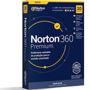 Antivírus Norton 360 Premium Segurança Avançada e Proteção para 10 Dispositivos