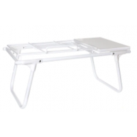 Mesa de Colo Dobrável para Notebook Metaltru Branco