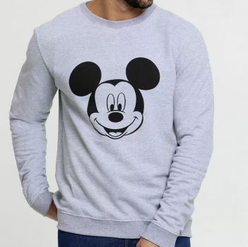 Blusão Masculino Moletom Mickey Disney Tamanho P