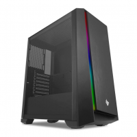 Gabinete Gamer Pichau Dragoon R LED RGB Lateral em Vidro Temp, PGDR-01-RGB