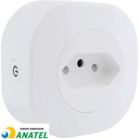 Adaptador de Tomada Inteligente 10A Bivolt Hi Geonav Branco