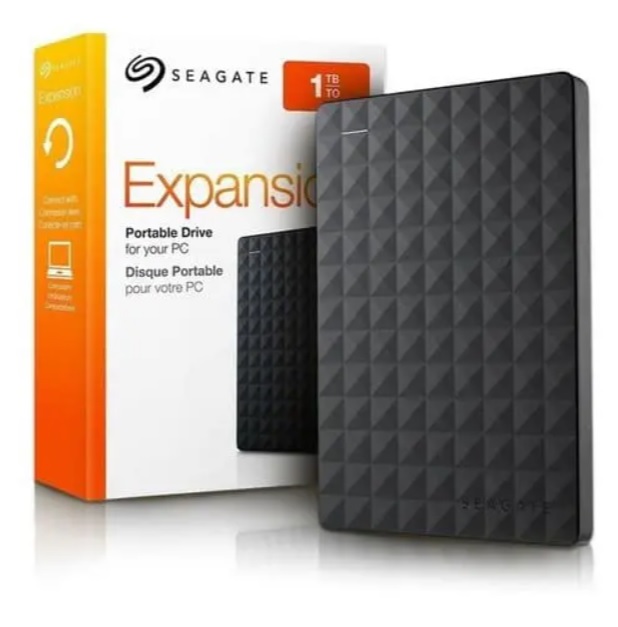 HD Externo Seagate 1TB Expansion Preto