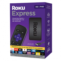 Roku Express - Streaming player Full HD. Transforma sua TV em Smart TV