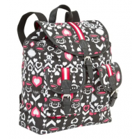 Mochila com Tampa Paul Frank 17T03 Preto