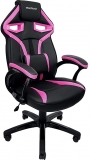 Cadeira Gamer MX1 Giratória Preto e Rosa – Mymax