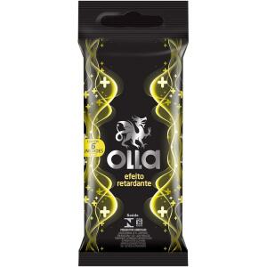 2 Pacotes Preservativo Camisinha Olla Prolong 6 Unidades cada - Olla