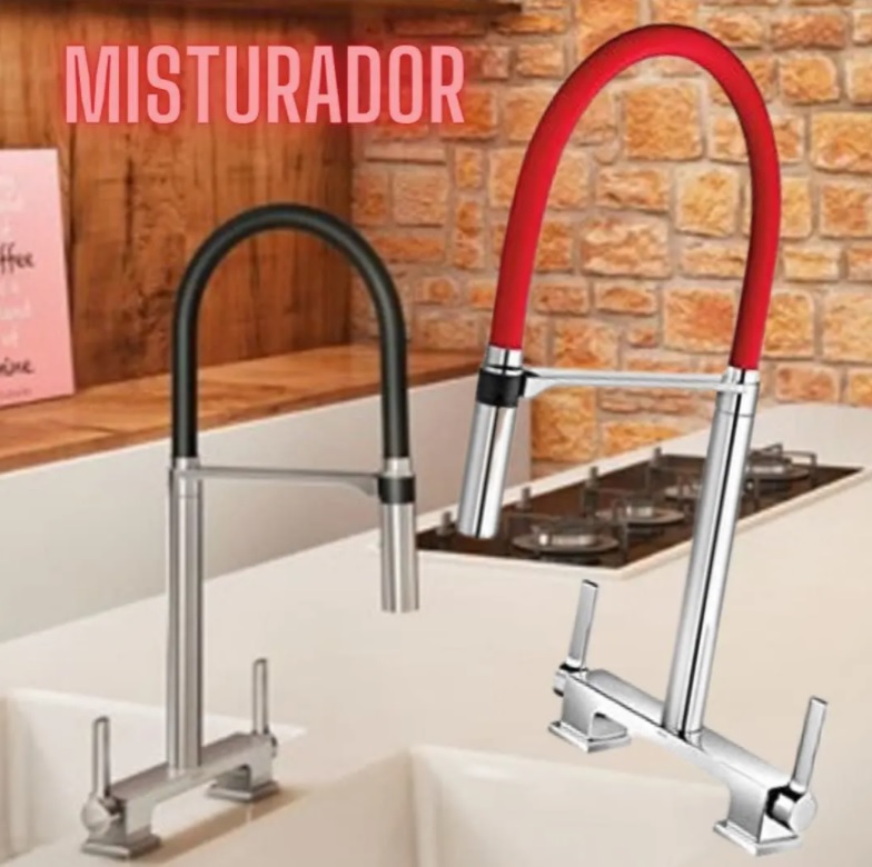 Misturador para Cozinha de Mesa Bica Alta Doc Docol Cromado