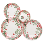 Aparelho De Jantar e Chá 20 Peças Jardim Tropical Biona