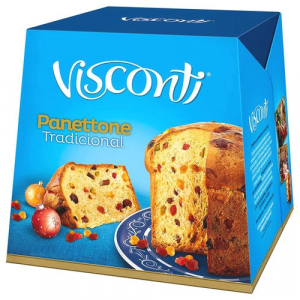 Panettone Frutas Cristalizadas 400g - Visconti