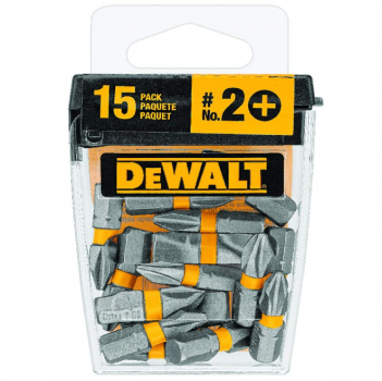 DEWALT Jogo caixinha com 15 pontas Phillips 2-1 Pol. DWA1PH2-15