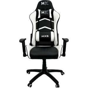 Cadeira Gamer MX5 Giratoria Preto/Branco - Mymax