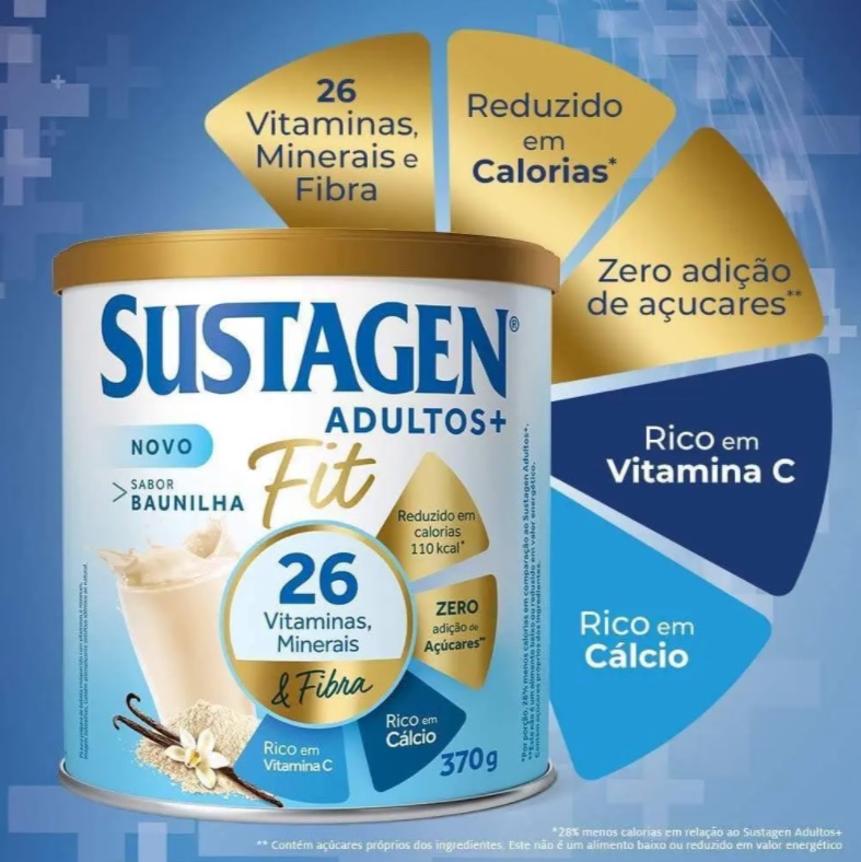 Complemento Alimentar Sustagen Adulto Fit – 370g