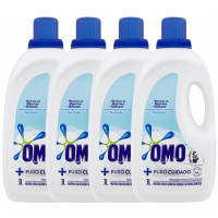 Sabão Líquido Omo Puro Cuidado 3L - 4 Unidades