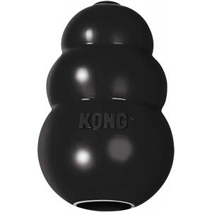 Brinquedo Mordedor com Dispenser Para Petisco Preto Kong Extreme Grande para Cães