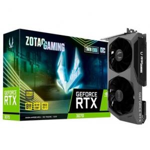 Placa de Vídeo Zotac NVIDIA GeForce RTX 3070 Twin Edge OC 8GB, GDDR6 - ZT-A30700H-10P