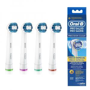 Refil para Escova de Dente Oral-B Elétrica Precision Clean - 4 unidades