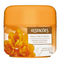 Desodorante Creme Pote 4 Estações Primavera/Verão De 55g