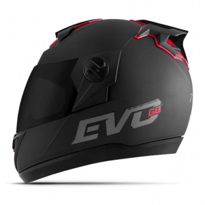 Capacete Moto Pro Tork Evolution G8 Evo Solid Viseira Fumê - Preto