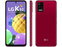 Smartphone LG K62 64GB Vermelho 4G Octa-Core – 4GB RAM Tela 6,59” Câm. Quádrupla + Selfie 13MP – Magazine