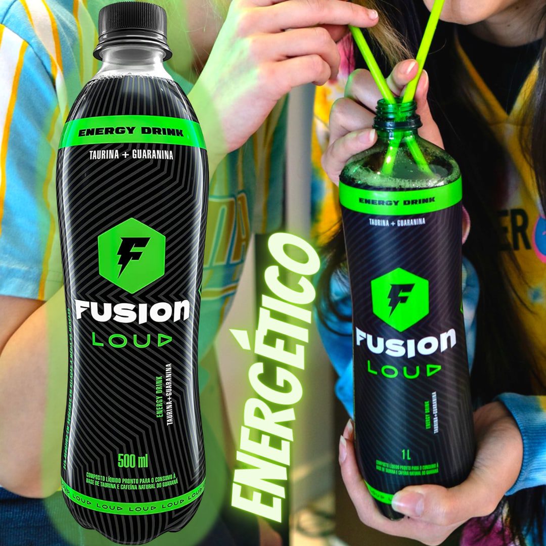 6 Un. Energético Fusion, Garrafa Pet com 500ml na Amazon