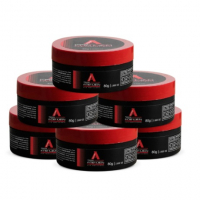 6 Unid De Pomada Modeladora 80G Alfa Look´S na Shopee