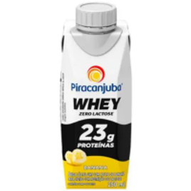6 Unidades Bebida Láctea Piracanjuba Whey Banana Zero Lactose - 250ml na Magazine Luiza