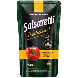 6 Unidades Molho de Tomate Tradicional Salsaretti 340g na Magazine Luiza