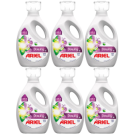 6 Unidades Sabão Líquido Ariel Concentrado com Toque de Downy 1,2L na Casas Bahia