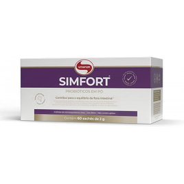 60 Sachês Vitafor SIMFORT - 2g na Amazon