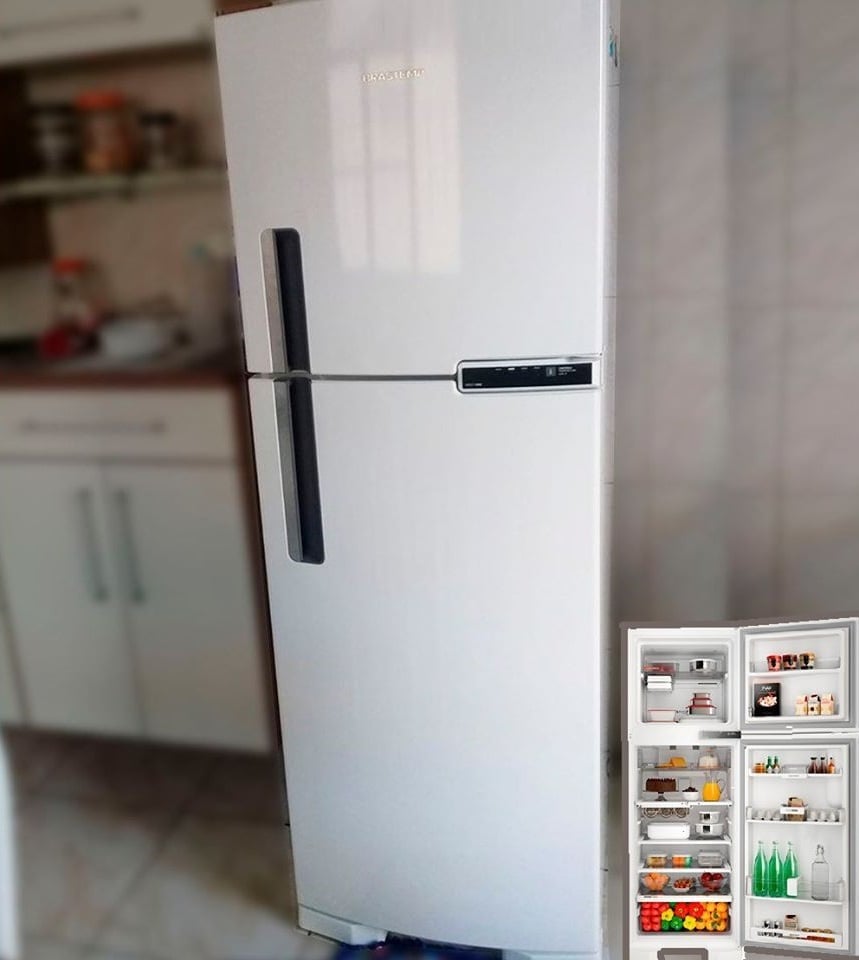 Geladeira/Refrigerador Brastemp Frost Free Duplex – 375L BRM44 HBBNA