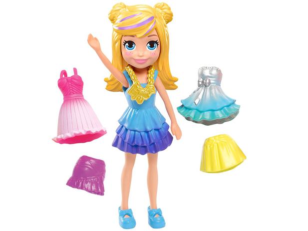 Boneca Polly Pocket Pronta para Festa – com Acessórios Mattel