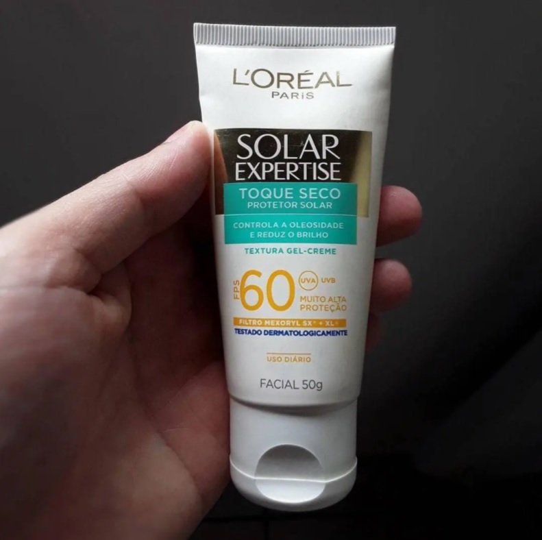 Protetor Solar Facial com Toque Seco Fps 60 50G, L’Oréal Paris