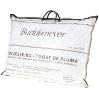 Travesseiro Toque De Pluma, Avulso, 50x70 Cm, , Branco, Buddemeyer