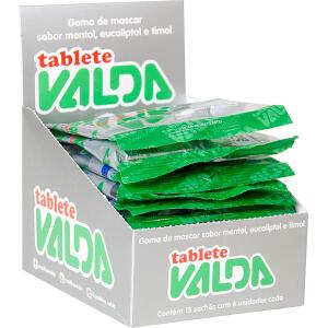 Kit  Pastilhas Valda Tabletes de 15 Sachês com 6 Unidades Cada