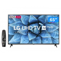 Smart TV LG 4K LED IPS 65” 65UN7310PSC Wi-Fi Bluetooth HDR Inteligência Artificial 3 HDMI 2 USB
