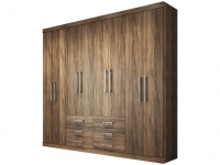 Guarda-roupa Casal 8 Portas 6 Gavetas – Santos Andirá Havana Master