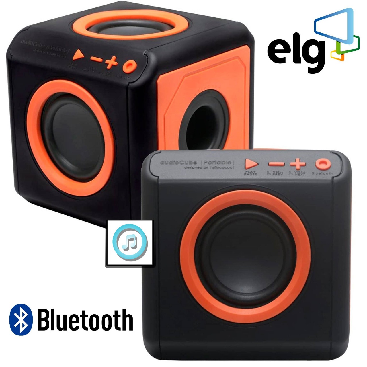 Caixa de Som Bluetooth Portátil ELG Pwc-Audwd / Pwc-Audbl