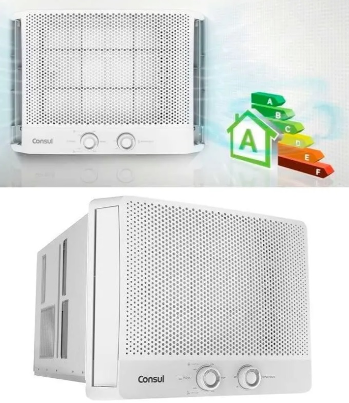 Ar Condicionado Janela Mecânico Consul Frio 7500 BTUs CCB07EBANA 220V