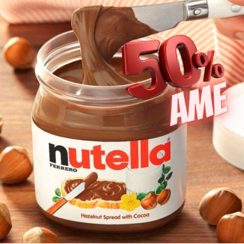 [AME R$ 4,99] Creme de Avelã com Cacau Nutella Ferrero Pote – 140g