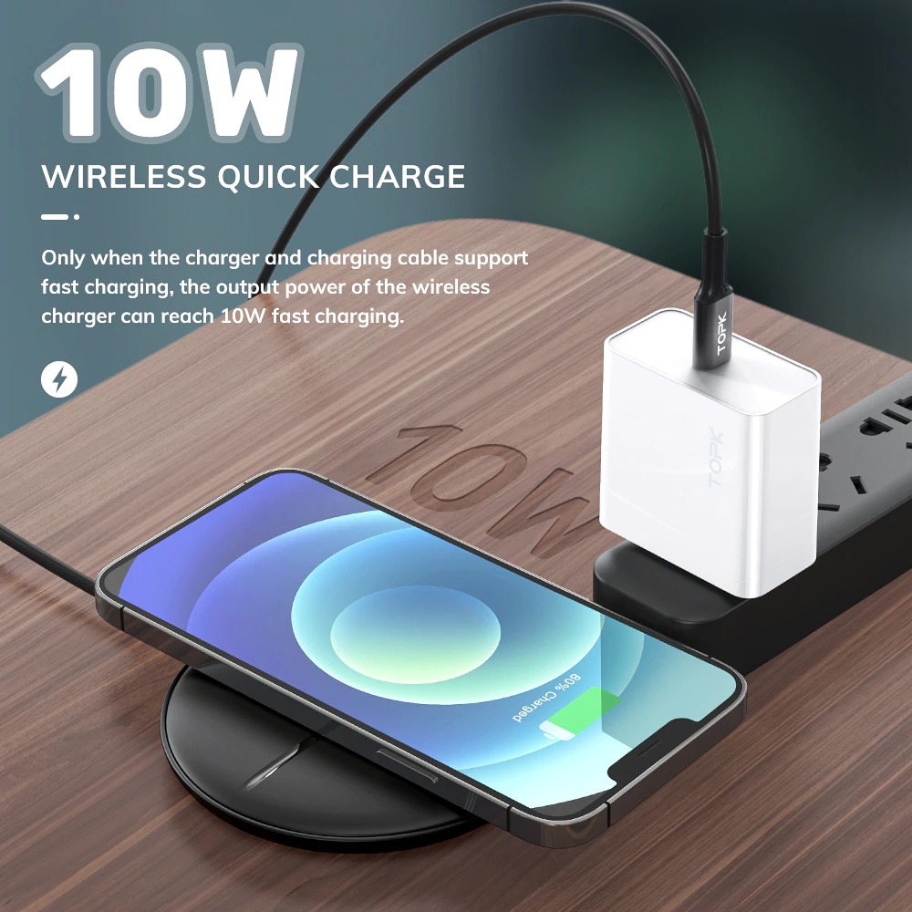 TOPK B09W 10W Wireless Charging Pad