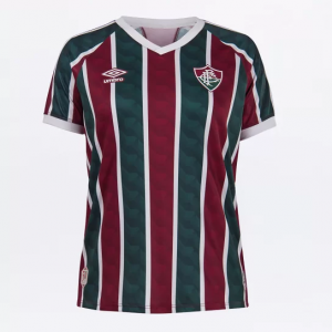 Camisa Fluminense I 20/21 s/n° Estádio Umbro Feminina - Vinho e Verde