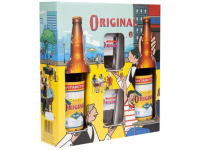 Kit Cerveja Antarctica Original 600ml 2 Unidades – com 2 Copos – Magazine