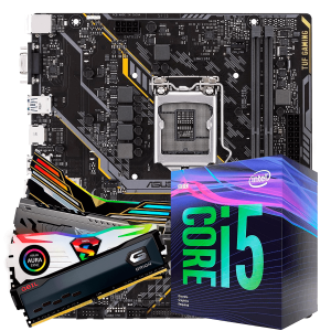 Kit Upgrade i5 9400F Asus TUF H310M-Plus Gaming Memória DDR4 8GB 3000MHz