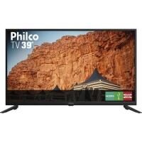 TV LED 39 Philco PTV39F61D HD com Conversor Digital Integrado 2 HDMI 2 USB Recepção Digital