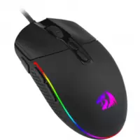 Mouse Gamer Redragon Invader M719 RGB 5000DPI 8 Botões Black