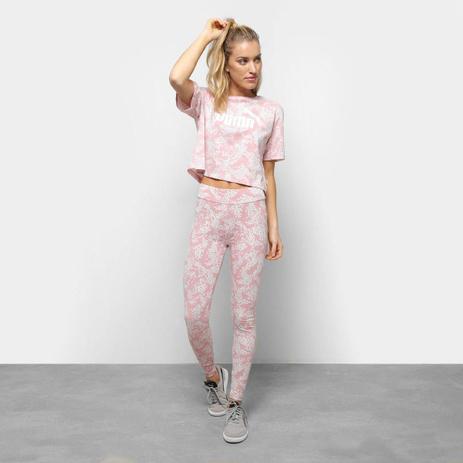 Calça Legging Puma Elevated ESS AOP Feminina